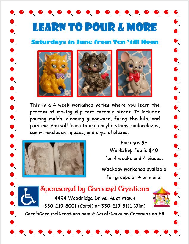 LEARN TO POUR &amp; MORE WS POSTER June 2016