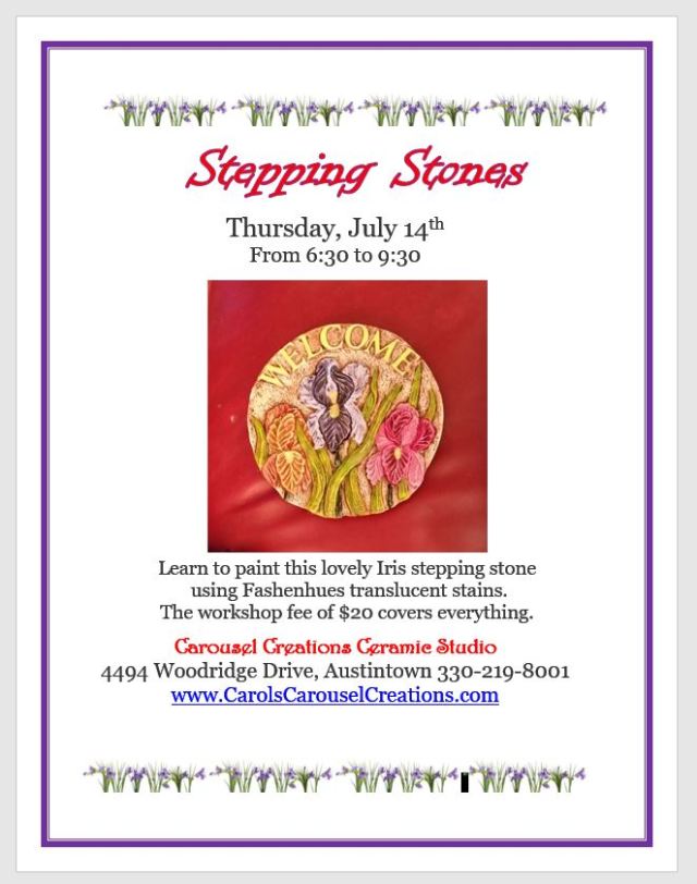 Stepping Stones WS poster for 7-14-16