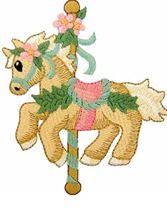 KIDS CAROUSEL HORSE PIC