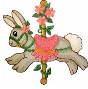 KIDS CAROUSEL RABBIT PIC