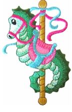 KIDS CAROUSEL SEAHORSE PIC