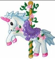 KIDS CAROUSEL UNICORN PIC