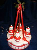Kimple 1327 Roly Poly Santa Spinning Carousel