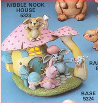 nibble nook house 5323 with bunnies
