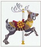 STEAMPUNK CAROUSEL DEER