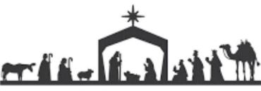 clipart nativity border