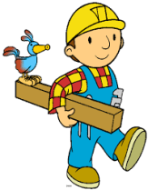 clipart worker with board