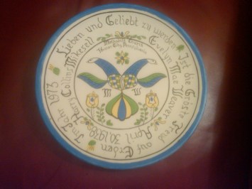 Holland 0027 plain plate (10-in) Lieben &amp; Geliebt su werden