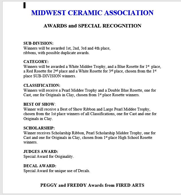 awards and special recognition