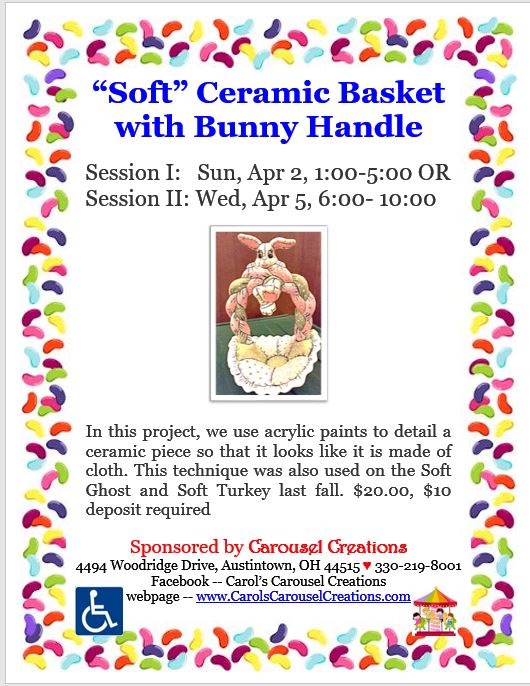 WS POSTER Soft Basket with Bunny Handle April 2017