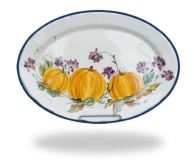 Pumpkins &amp; Mums Harvest Plate
