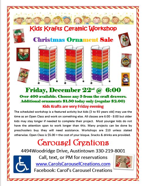 KK 12-22-2017 ORNAMENT SALE