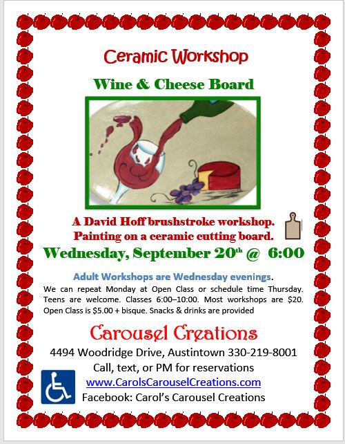 WS 9-20-2017 WINE &amp; CHEESE BOARD