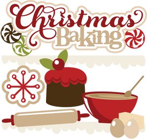 clipart Christmas in the Kitchen