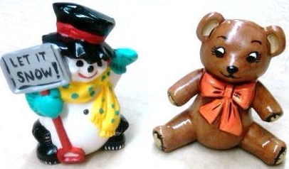 byron 1213 frosty &amp; teddy ornaments