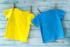 clipart tee shirts on clothesline
