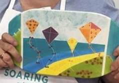 Dru with Kites