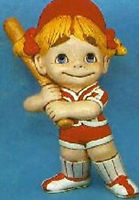 Happy Softball Player