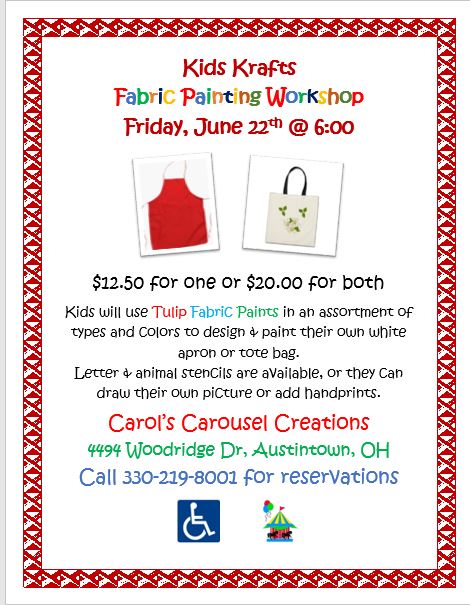 KK 6-22-2018 Fabric Painting POSTER