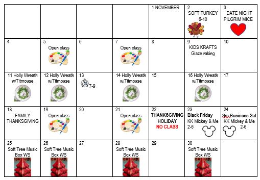 calendar November 2018