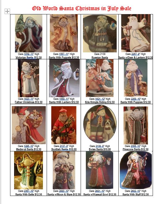 Christmas in July 2018 Santas page 1