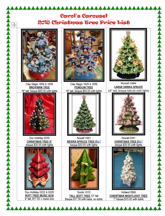 Christmas in July 2018 Trees page 1