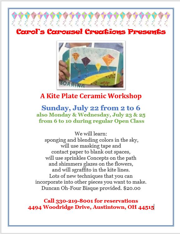 Kite Plate WS 6-22 23 25 POSTER