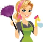clipart cleaning lady