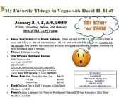 My Favorite Things registration