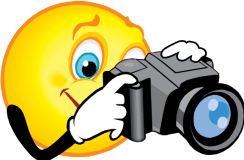 smiley with camera