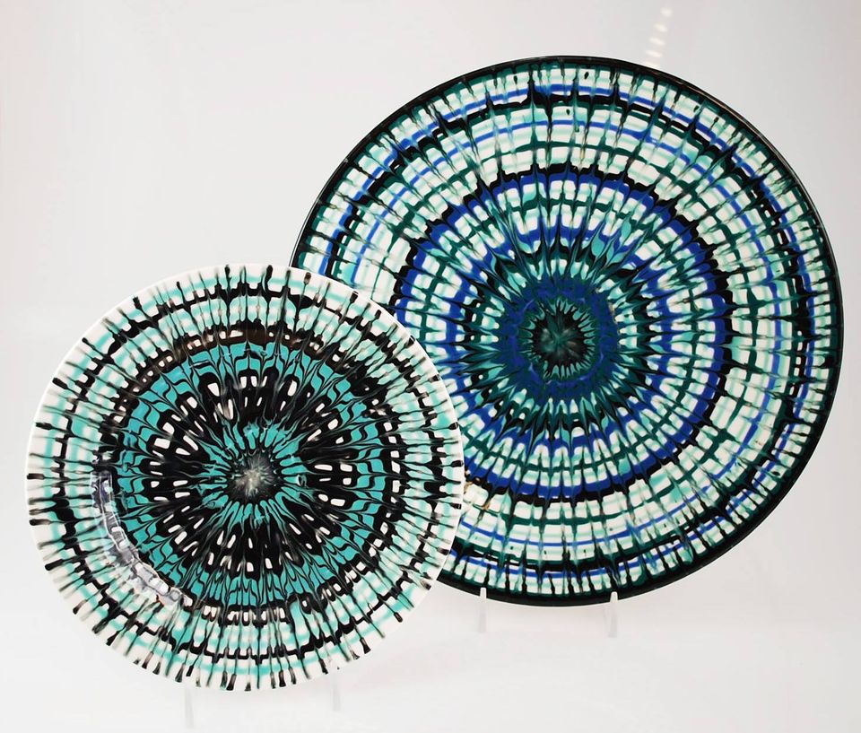 michael glaze raking 2 plates