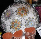 open house Michael's plate &amp; stamps