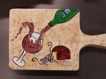 wine &amp; cheese board sample for class
